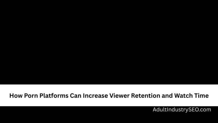 How Porn Platforms Can Increase Viewer Retention and Watch Time